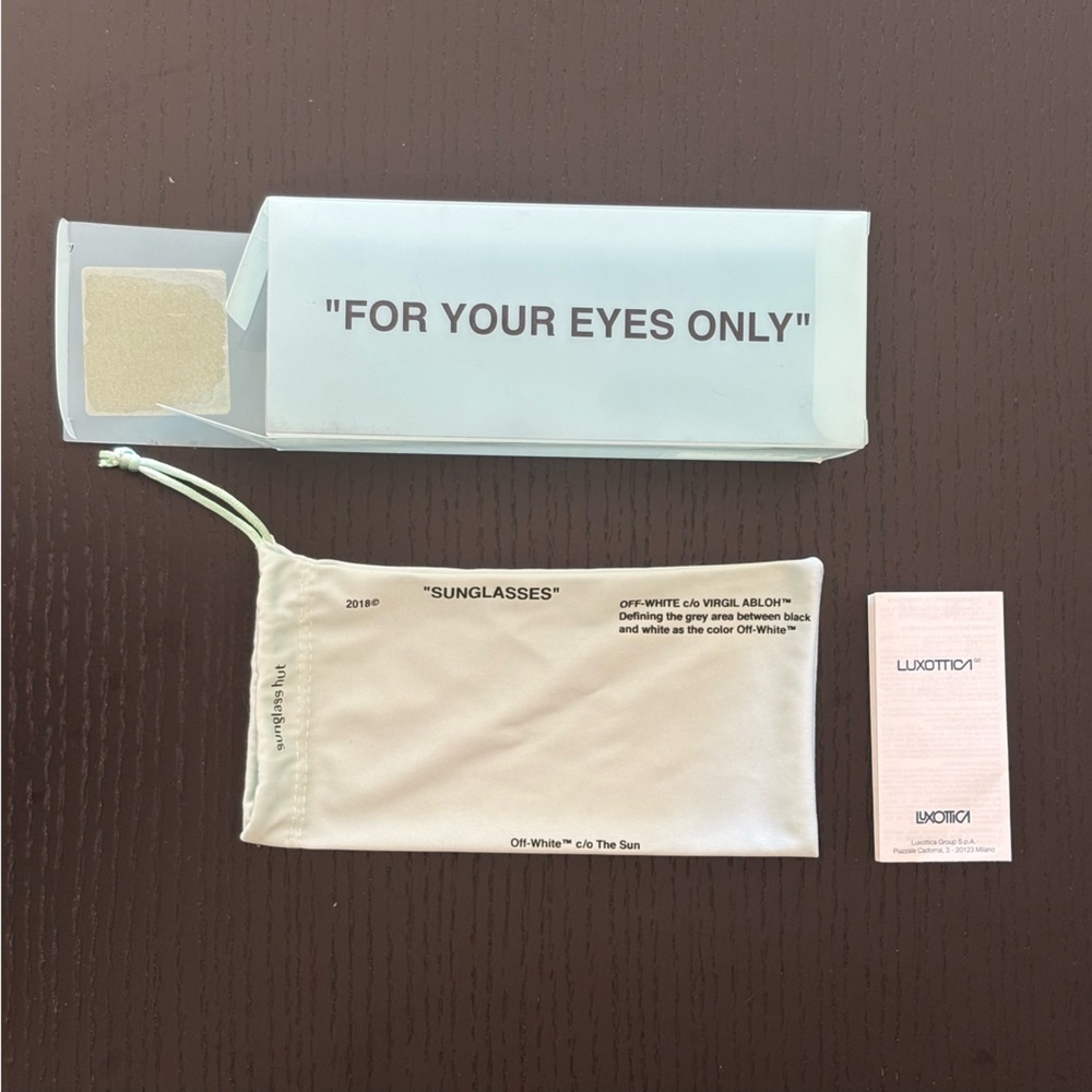Off-White Sunglasses - Full Inclusion - Picture 9 of 12